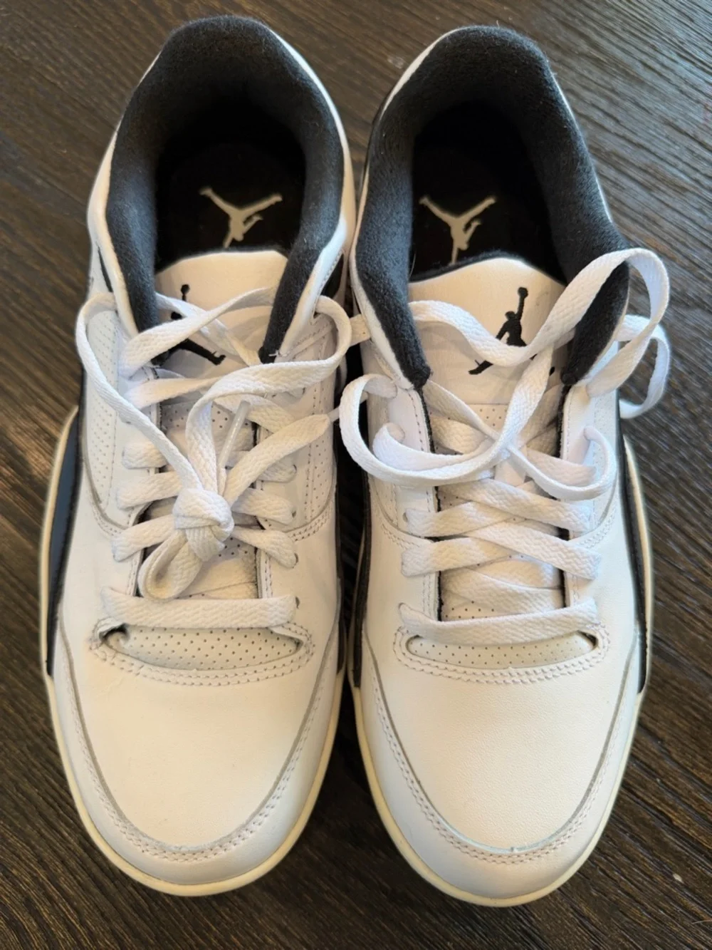 Nike Jordan Flight Court White Black men’s size 9.5